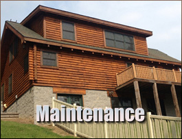 Wingate, North Carolina Log Home Maintenance